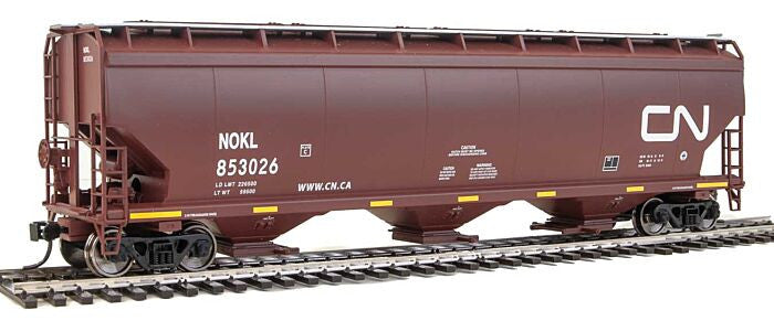 Walthers 910-7689 HO Canadian National NSC 5150 Covered Hopper #853026