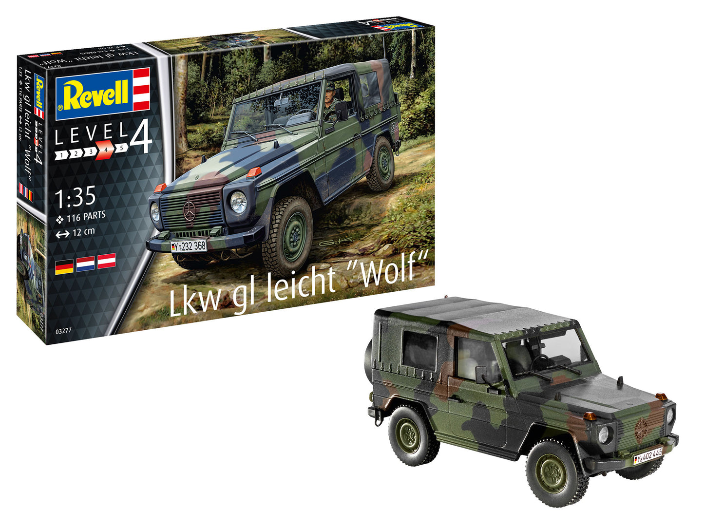 Revell of Germany 03277 1:35 Lkw gl leicht Wolf Car Military Vehicle Model Kit