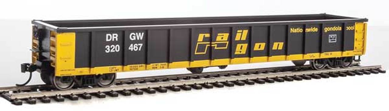 Walthers 910-6213 HO Denver & Rio Grande Western 53' Railgon Gondola #320467