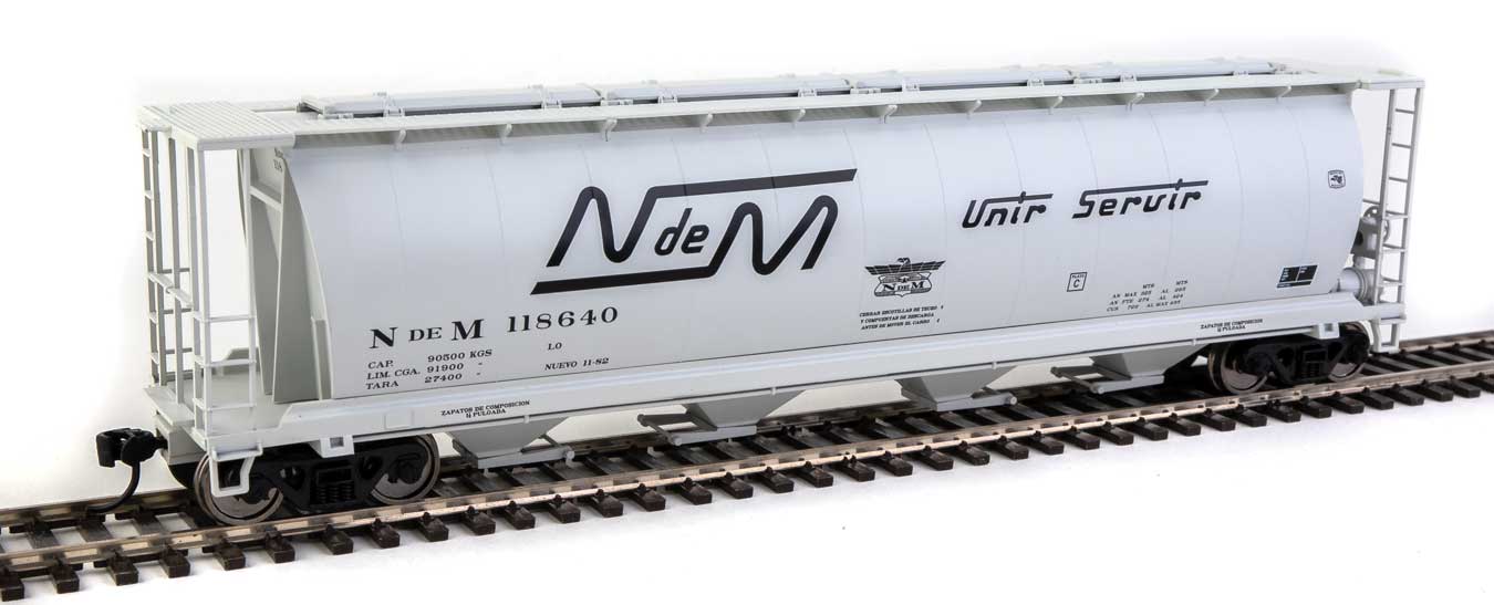 Walthers 910-7858 HO NdeM Ready to Run 59' Cylindrical Hopper #118640