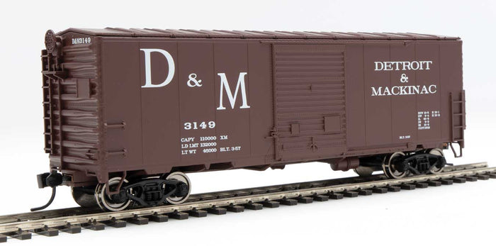 Walthers 910-45033 HO Detroit & Mackinac RTR ACF Modern Welded Boxcar #3149