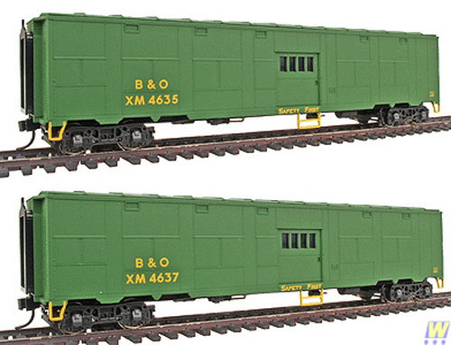 Walthers 932-24168 HO Scale Baltimore & Ohio C&O-Style Express Boxcar (2 Pack)
