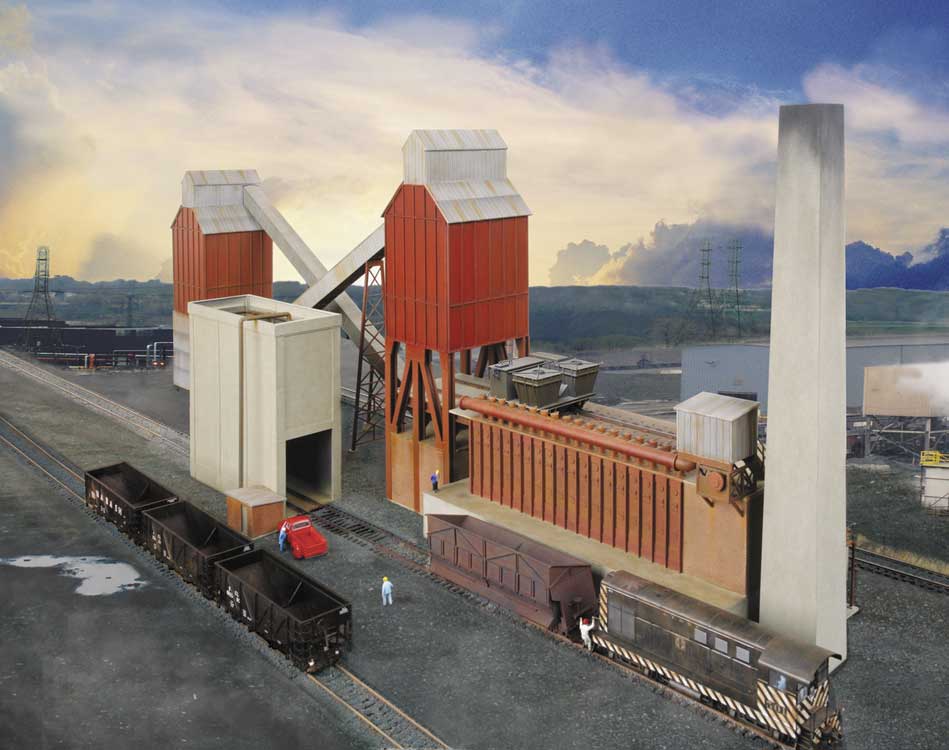 Walthers 933-4603 HO Coke Oven and Tower Steel Series Building Kit