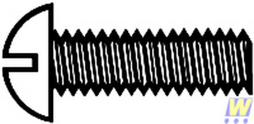 Walthers 947-1026 1-72 1/2" Brass Round Head Machine Screws (Pack of 10)