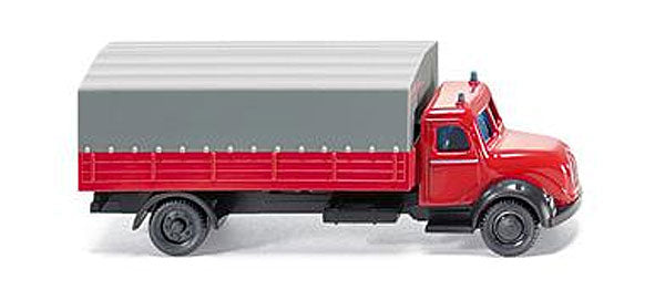 Wiking 965 01 25 N Lowbed Lorry Magirus Fire Service Vehicle