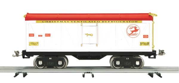 MTH 10-2233 Christmas 500 Ser. Std. Gauge Reefer Car-