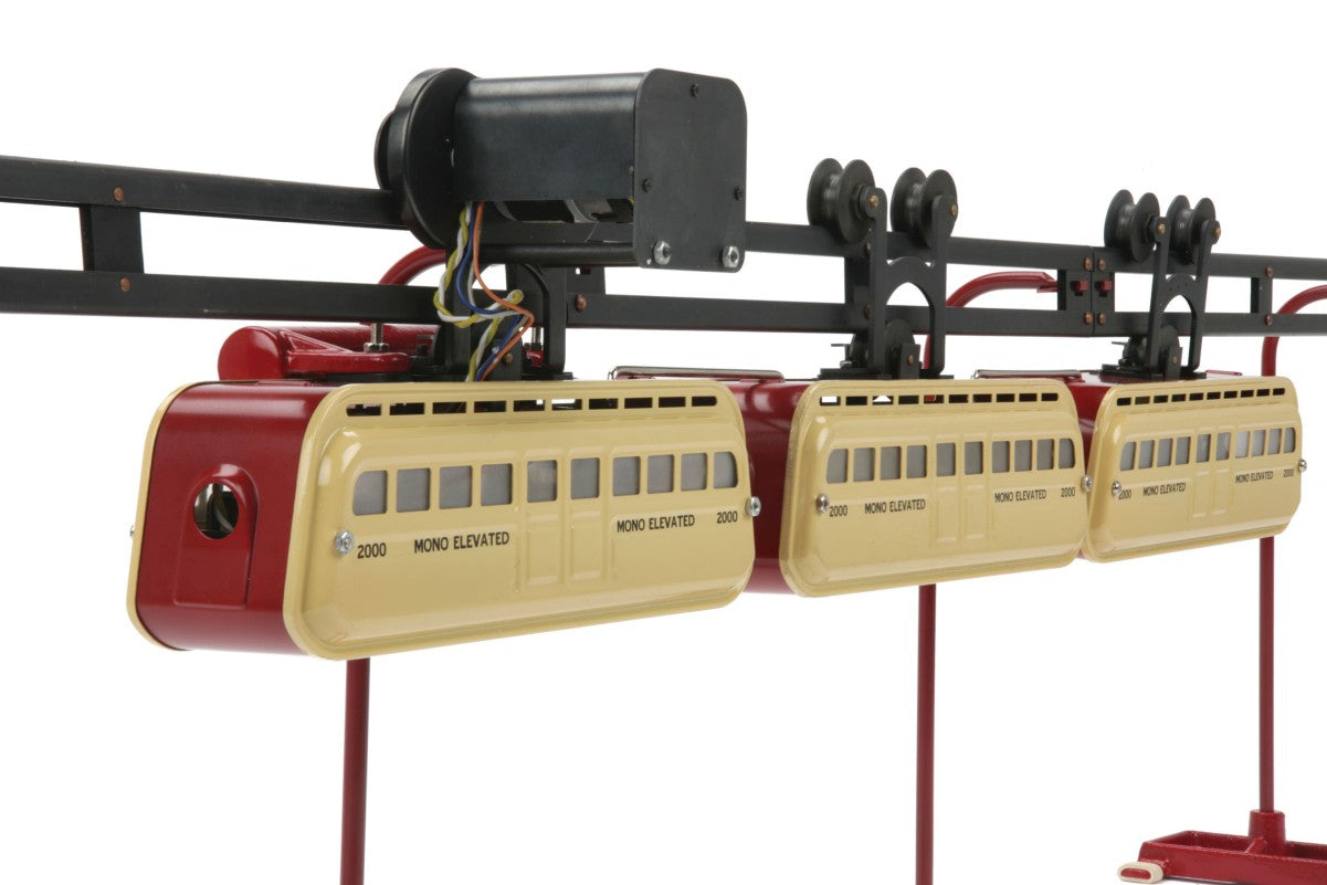 MTH 10-3047-1 O Red/Cream Detroit Monorail Set with Proto-Sound