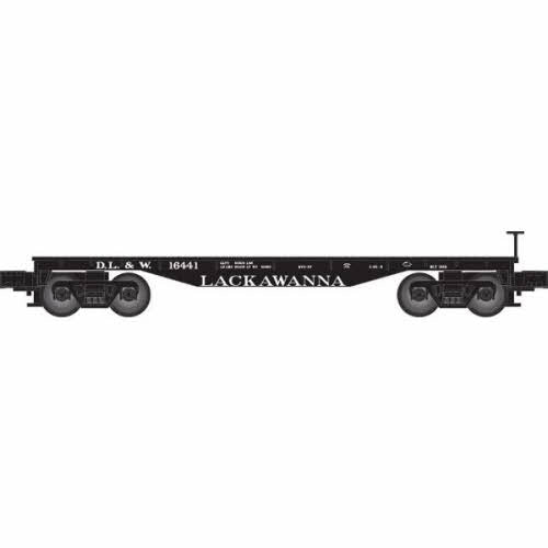 Atlas 1004201 3-Rail Lackawanna Flatcar w/Auto