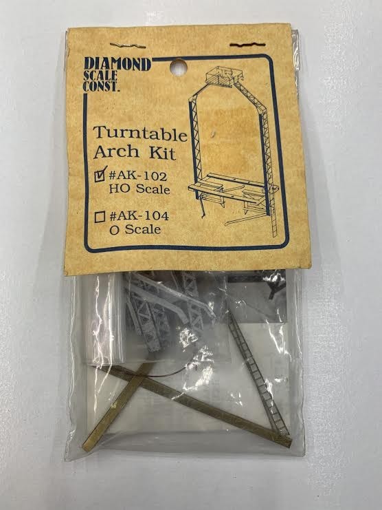 Diamond Scale AK-102 HO Scale Turntable Arch Kit
