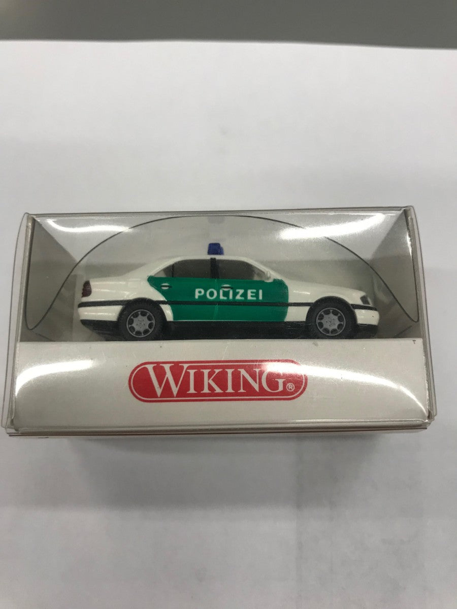 Wiking 1040225 HO Mercedes-Benz C 200 Police White/Green