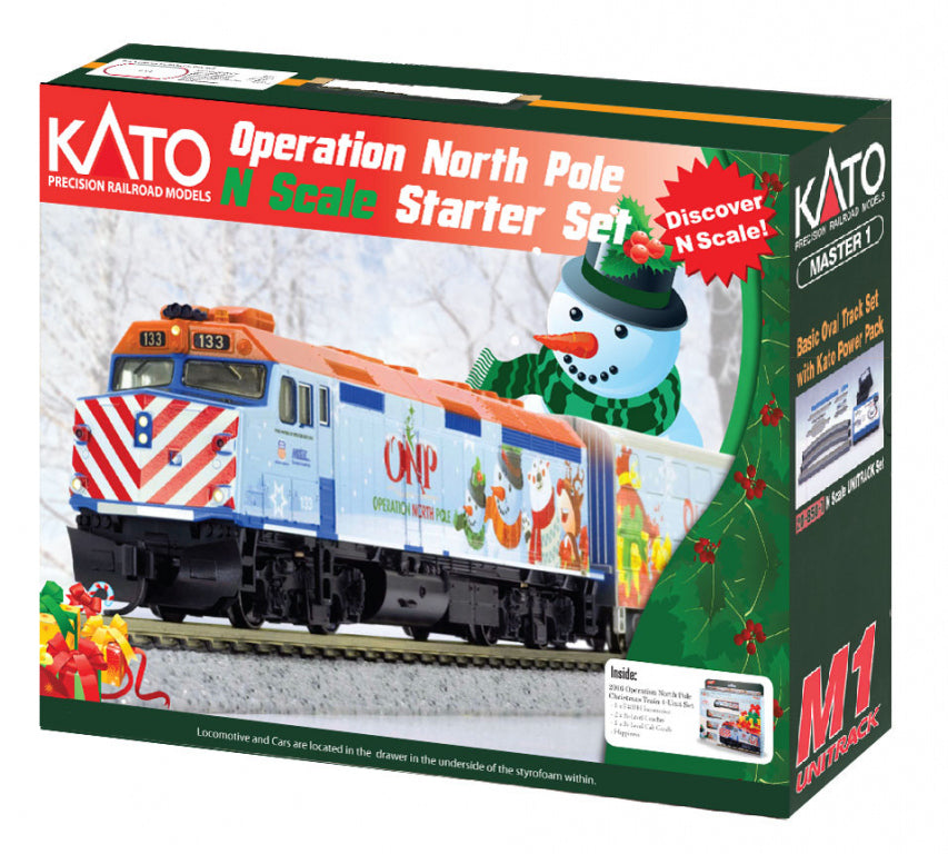 Kato 106-0045 2017 Operation North Pole Christmas N Gauge Diesel