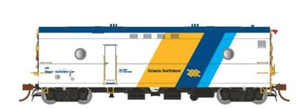 Rapido Trains 107345 HO Ontario Northland Chevron Scheme Steam Heater Car #201