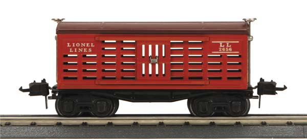 Lionel 11-70040 No. 2656 O Gauge Cattle Car in Red