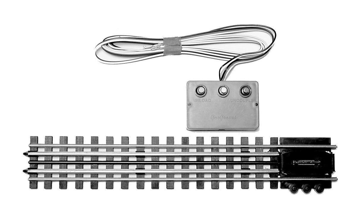 Gargraves 110-EM O Phantom Stainless Uncouple/Unload Track Section w/Electromgnt