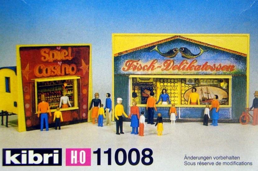 Kibri 11008 HO Fish bar & Casino Wagons