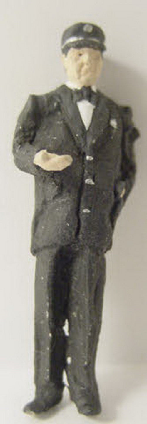 Arttista 1111 O Train Conductor Pewter Figure