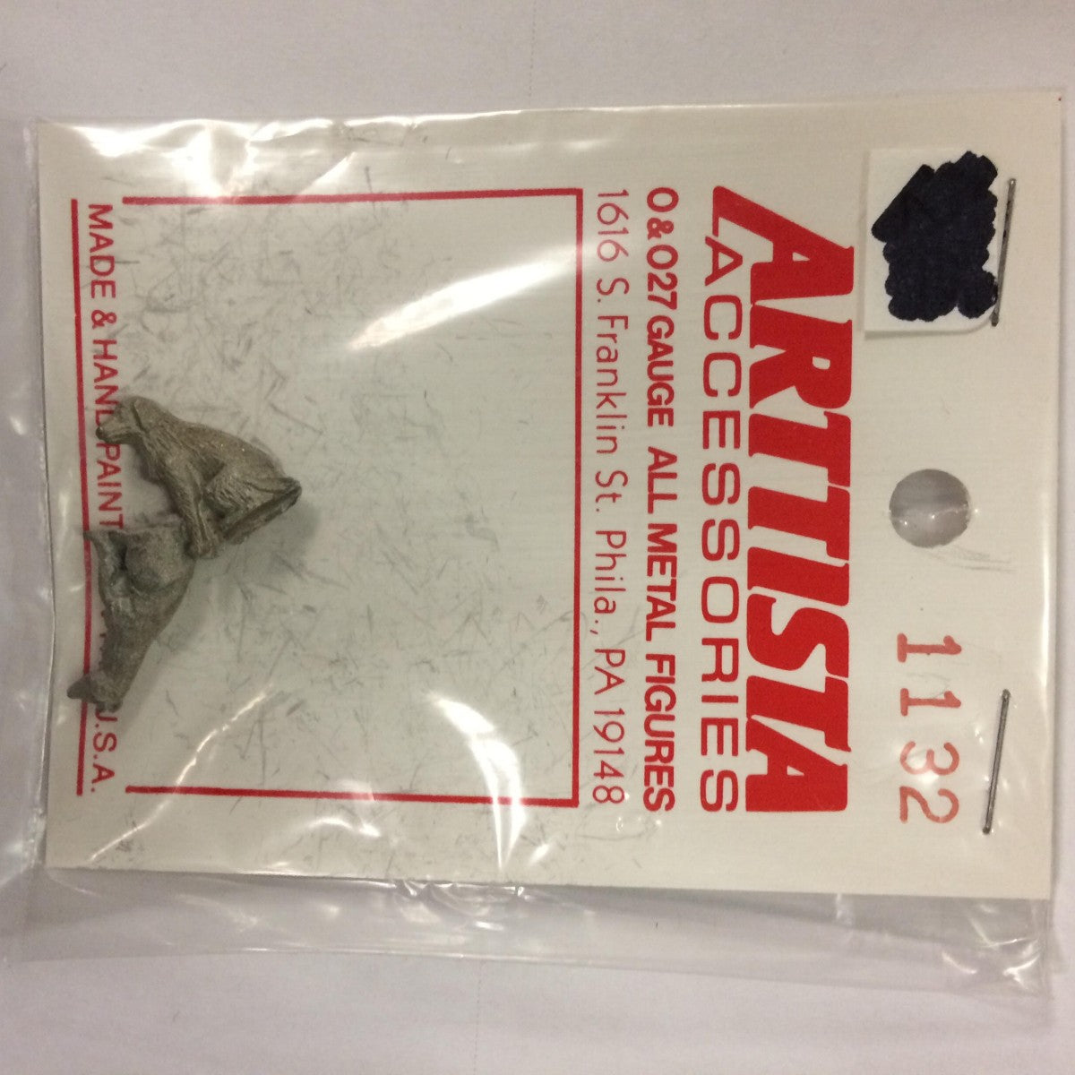 Arttista 1132 Pewter Sitting Dogs Pewter Figures Unpainted