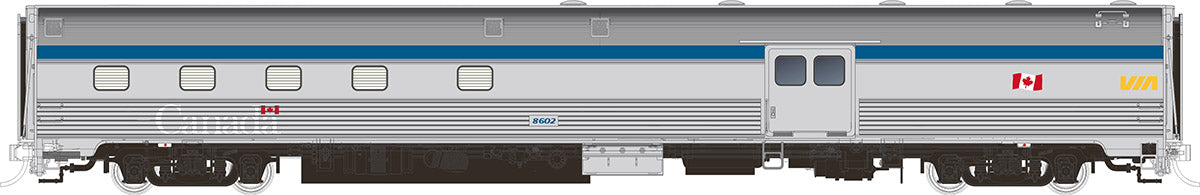 Rapido Trains 114020 HO Via Rail Budd Baggage-Dorm Car No #