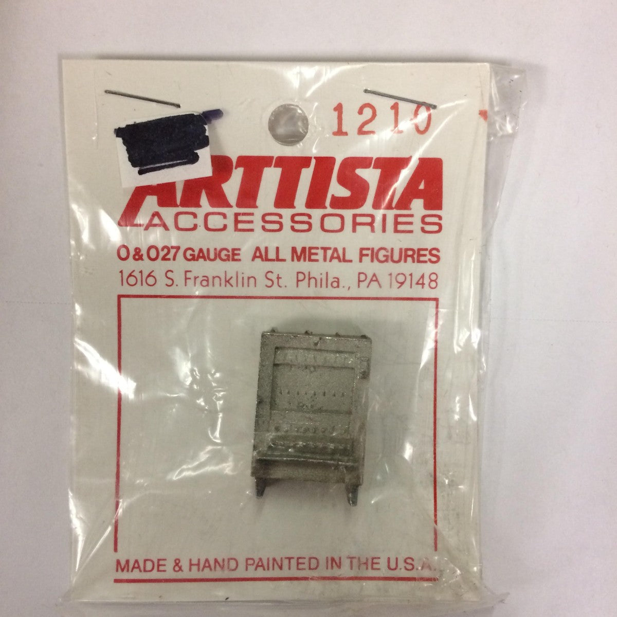 Arttista 1210 Pewter Cigarette Vending Machine Unpainted