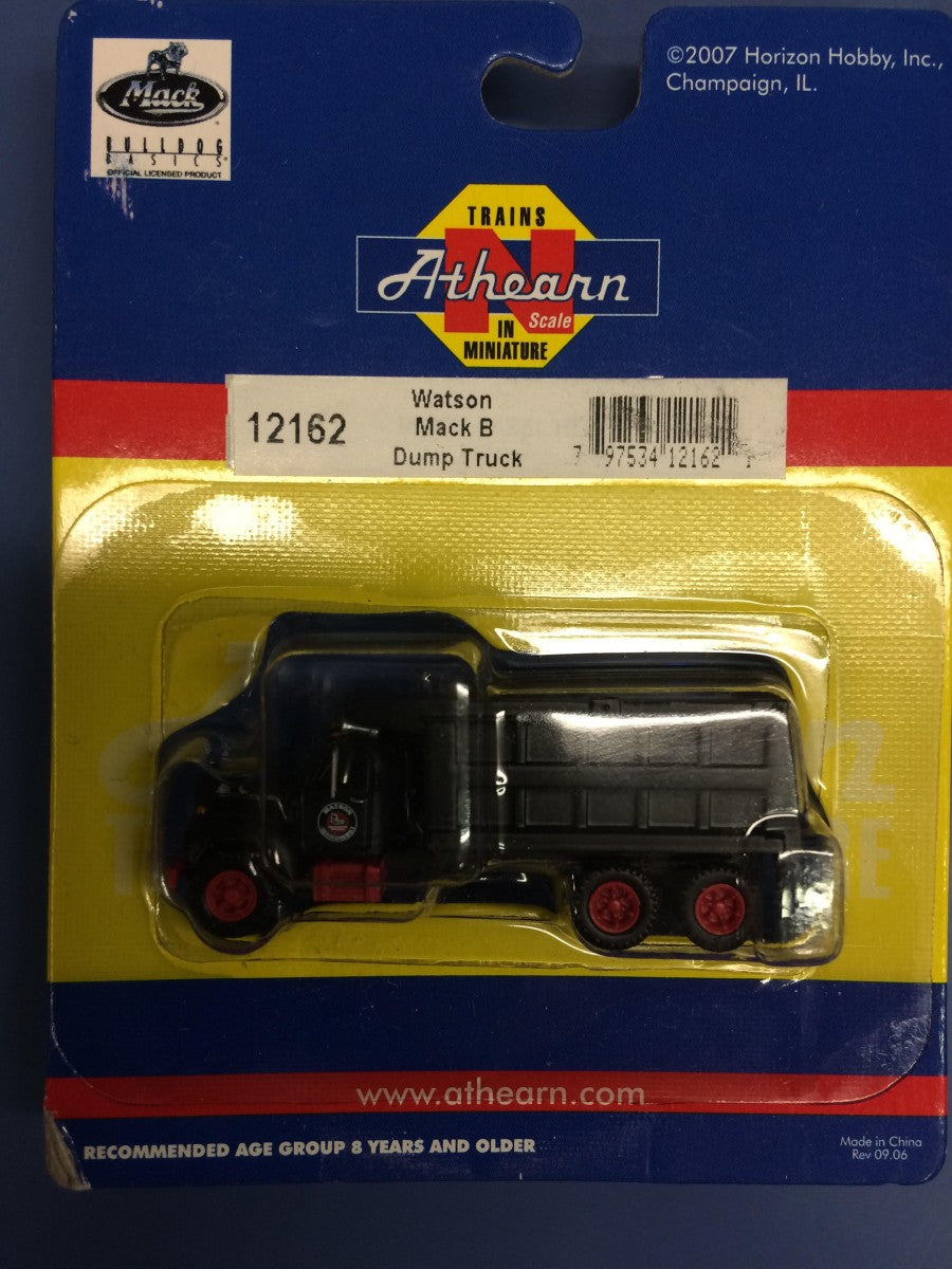 Athearn 12162 N Scale Watson Mack B Dump Truck