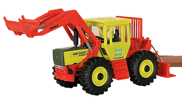 Kibri 12254 HO Mercedes-Benz w/Front Load/Rear Shovel