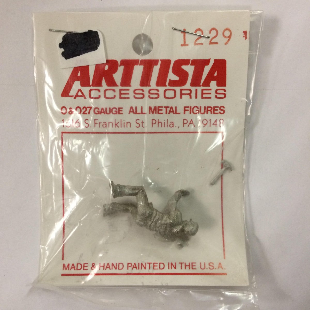 Arttista 1229 Carpenter on Knees Pewter Figure Unpainted