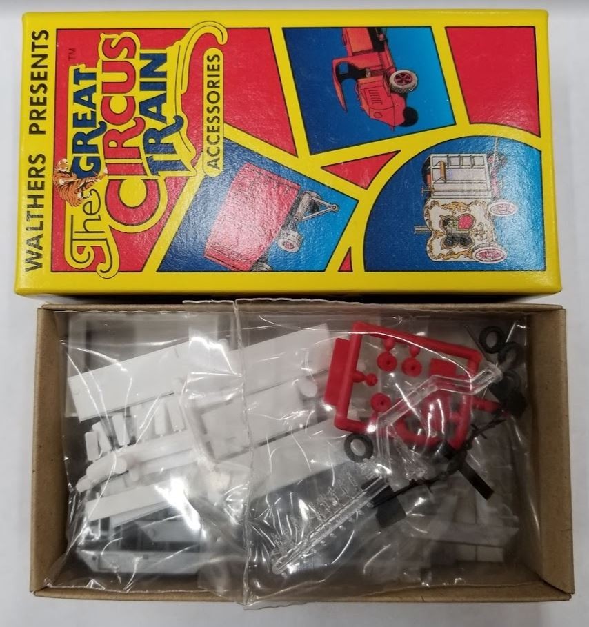 Walthers 933-1373 HO The Great Circus Train Concession Wagon Kit (Box of 2)