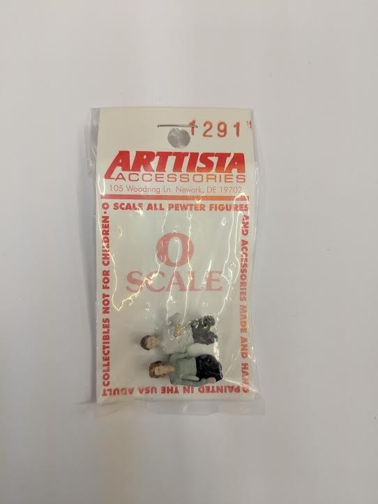 Arttista 1291 O Driving Couple Pewter Figure