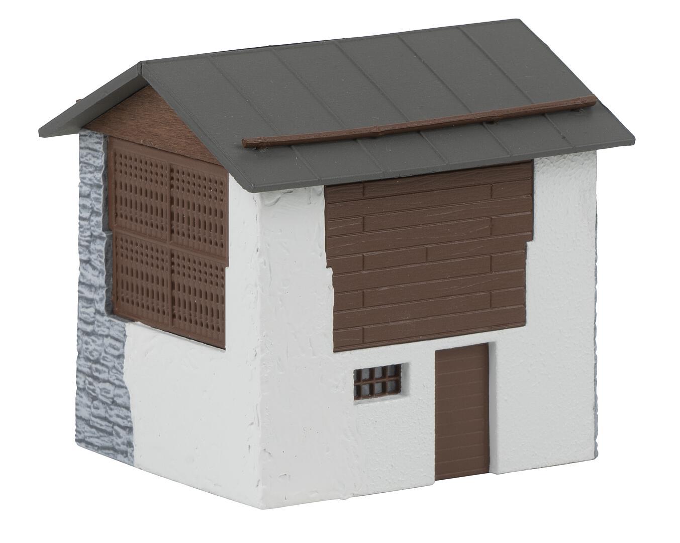Faller 130634 HO Graubunden Hay Barn Building Kit