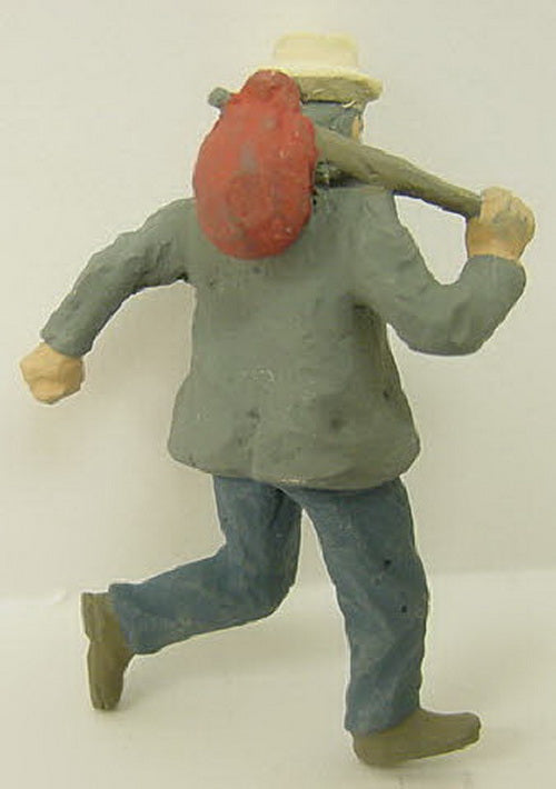 Arttista 1420 Hobo w/Napsack on a Stick Pewter Figure