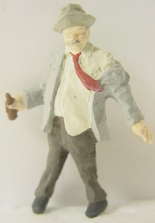 Arttista 1422 Town Drunk Pewter Figure Hand Painted Colors May Vary