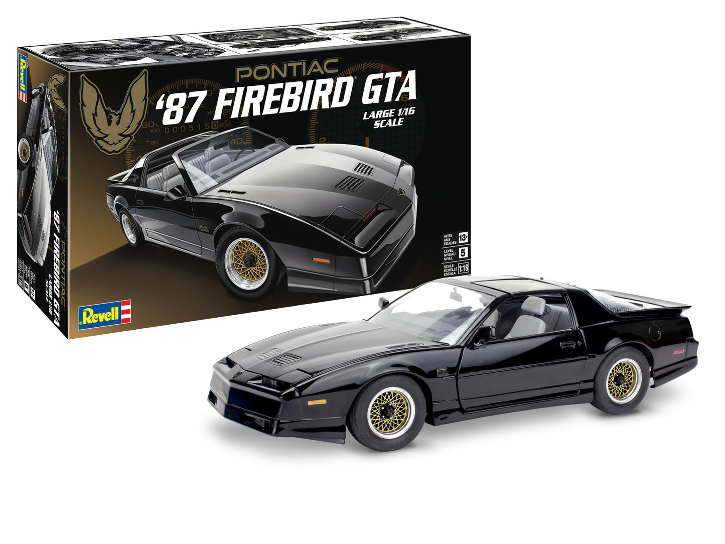 Revell 14535 1987 Pontiac Firebird GTA Plastic Model Kit