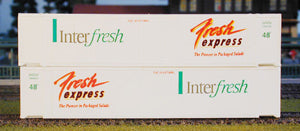 Deluxe Innovations 9041 N InterFresh Fresh Express 48' Container (Set of 2)