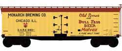 Atlas 20003300 HO Monarch Brewing Company 40' Wood Reefer #9904