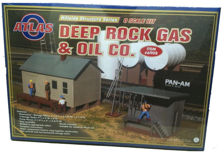 Atlas 6908 O Scale Deep Rock Gas & Oil Co. Building Kit