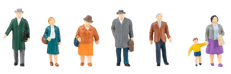 Faller 151607 HO Stroll Through The Town Figures (Set of 6)