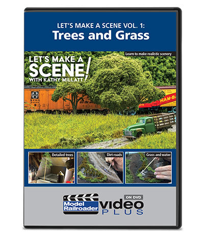 Kalmbach 15352 Let's Make a Scene Volume 1: Trees and Grass DVD