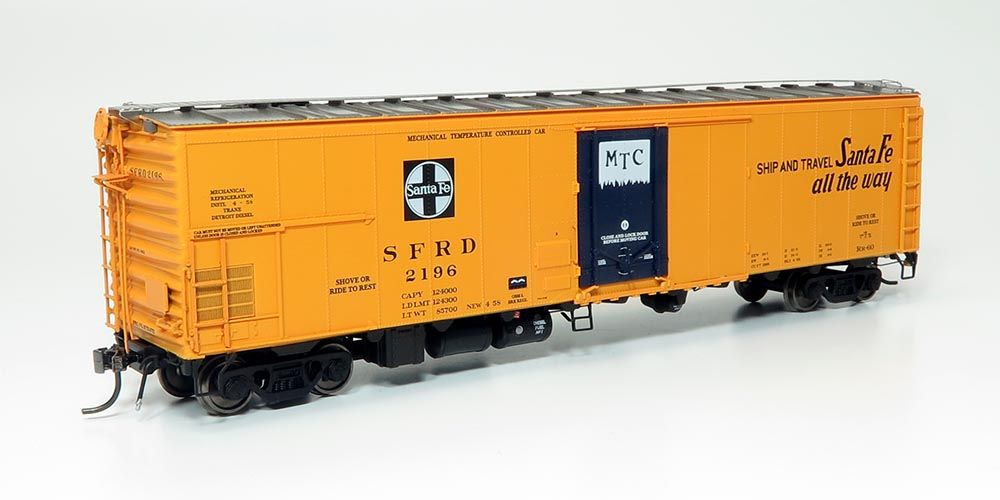 Rapido Trains 156007 HO SF San Francisco Chief Slogan RR-56 Reefer (Pack of 4)