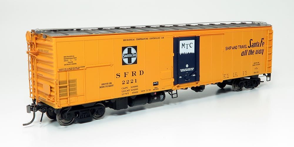 Rapido Trains 156009 HO SF San Francisco Chief Slogan RR-56 Reefer (Pack of 4)