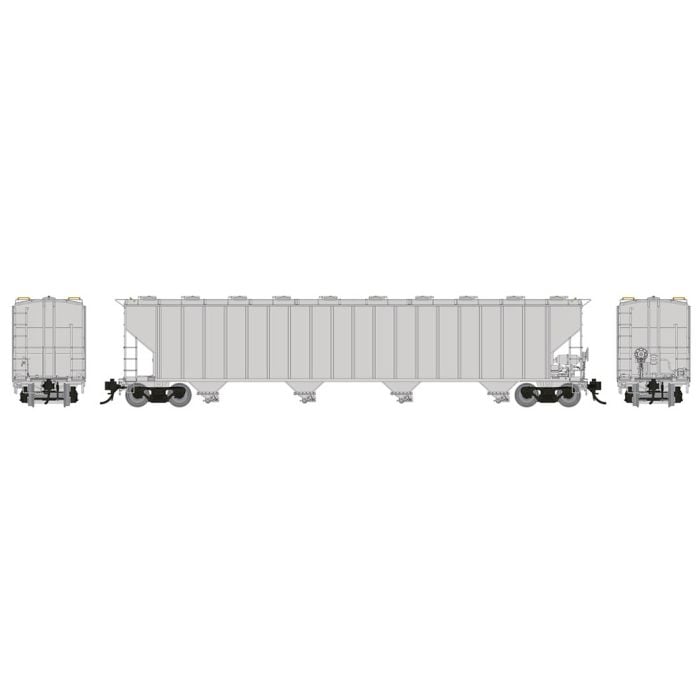 Rapido Trains 157099 HO Undecorated Procor 5820 Covered Hopper Kit