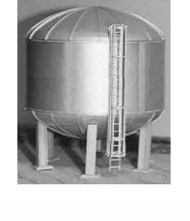 BH Models 159-352 HO Scale Roof Top Tanks Builfing Kit