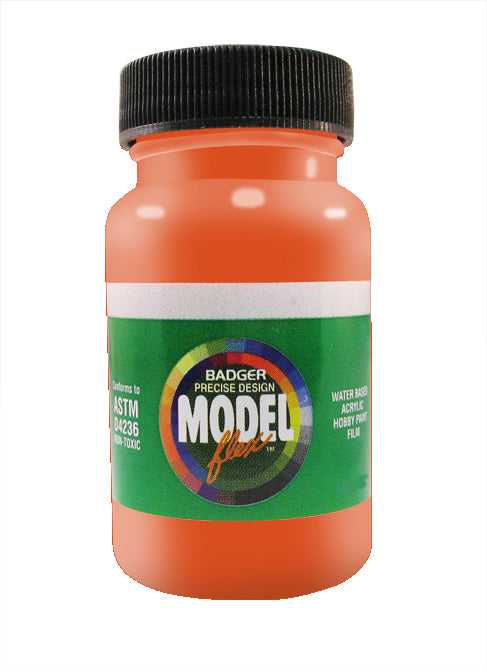 Badger 16-109 Gloss Orange Modelflex Automotive Acrylic Paint - 1 oz. Bottle