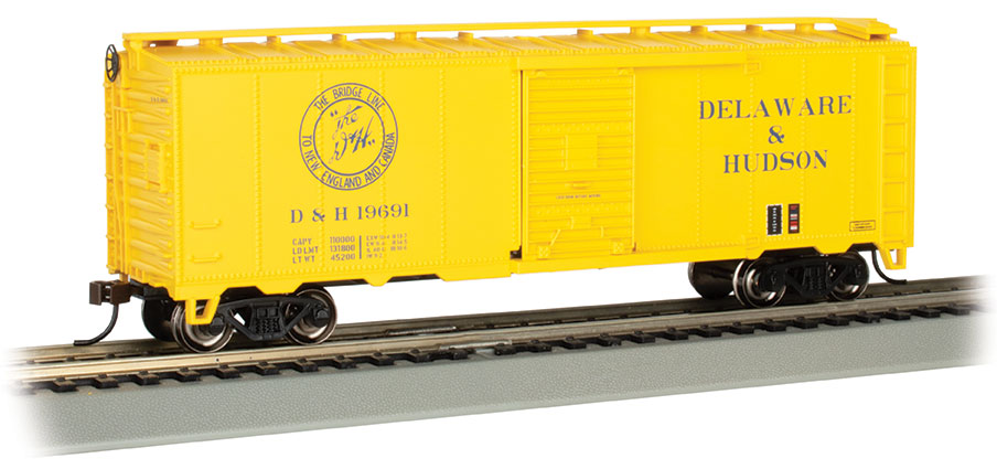Bachmann 16009 HO Delaware and Hudson 40' Box Car #19691