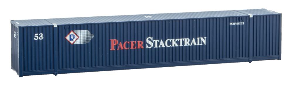 Micro-Trains 46900060 N Pacer Stack Train 53’ Corrugated Dry Container # 542729