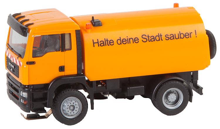 Faller 161482 HO Lorry Man TGA Street Sweeper (HERPA)