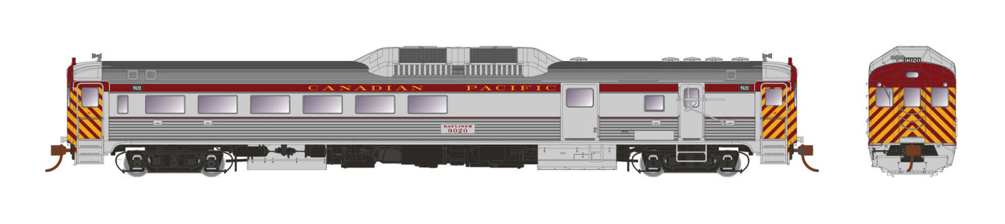 Rapido Trains 016736 HO Canadian Pacific Rail RDC-3 Diesel with Sound #9020