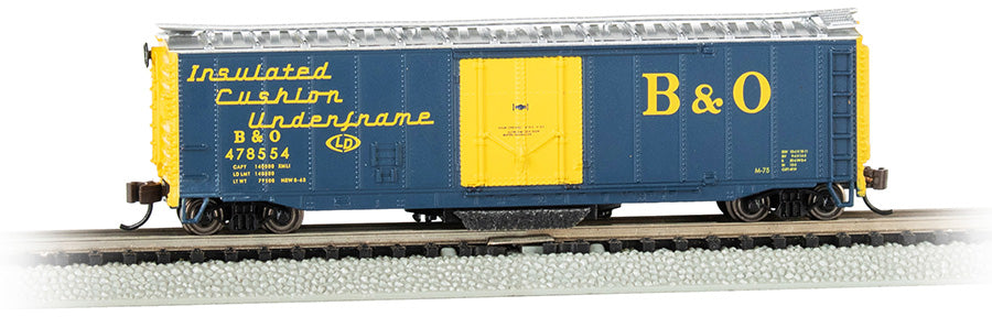 Bachmann 16368 N Baltimore & Ohio 50' Plug Door Tracking Cleaning Boxcar