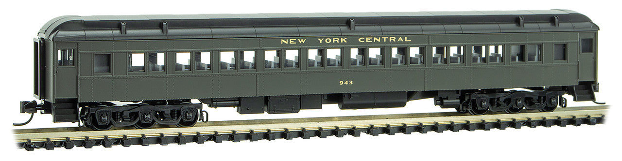 Micro-Trains 14500110 N NYC 78' Heavyweight Paired Window Coach #943