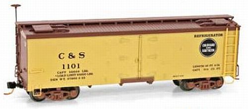 Micro-Trains 85000010 HOn3 Colorado & Southern 30' Composite Frame Reefer #1101