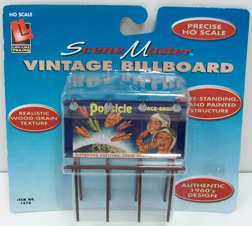 Life Like 1678 HO Popsicle Vintage Billboard